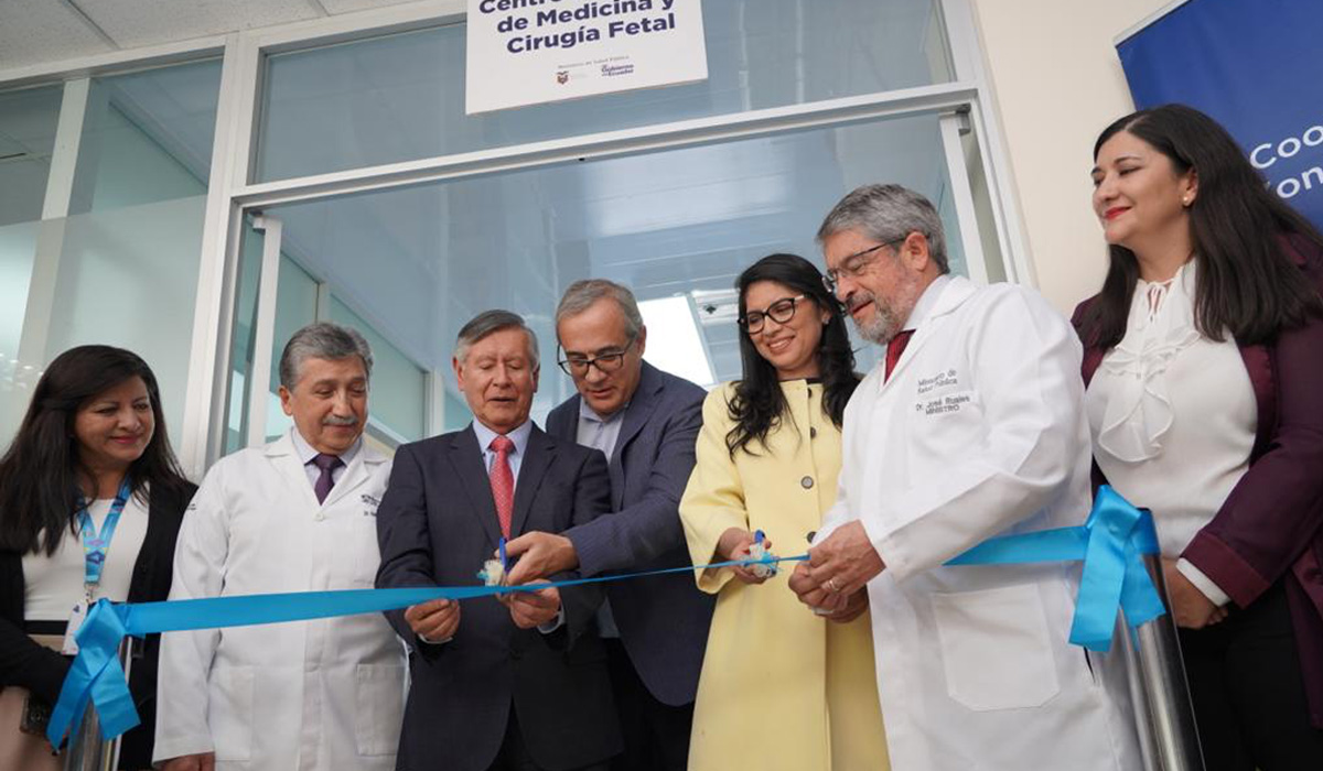 MSP inauguró el primer Centro Nacional Medicina y Cirugía Fetal de Ecuador